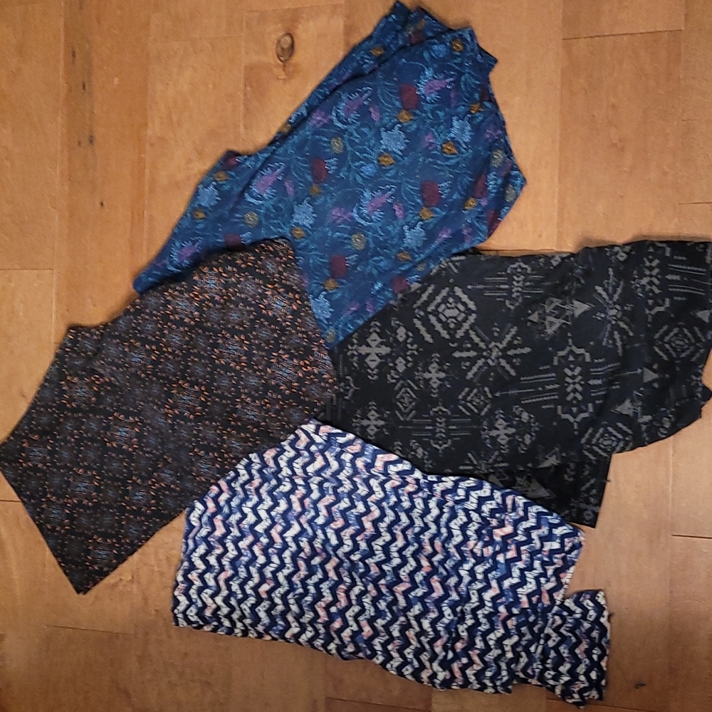 4 pr TC LuLaRoe leggings